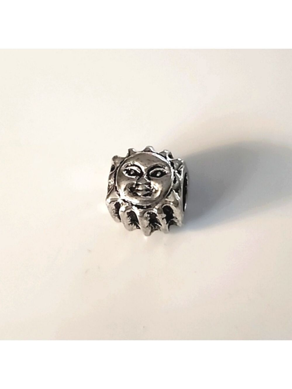 Boho Happy Sun Spacer Bead Beads Pandora and Chamilia Compatable